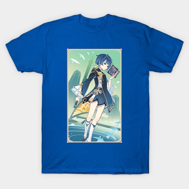 Xingqiu T-Shirt by LadyTsundere